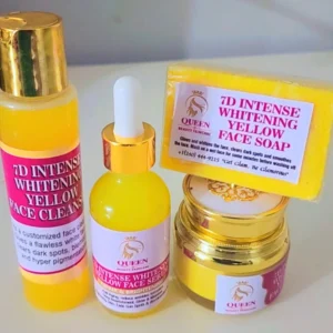 Intense Whitening Yellow Tone Facial Set (4pcs)