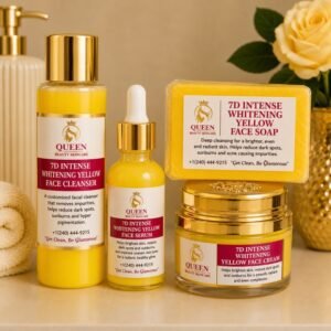 Intense Whitening Yellow Tone Facial Set (4pcs)