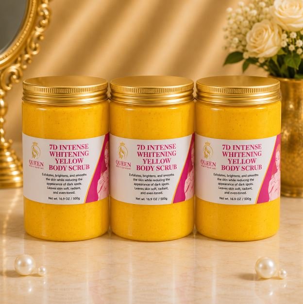 7D Intense Whitening Yellow Tone Body Scrub 350g