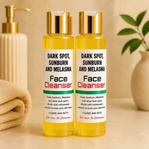 Dark Spot, Sunburn and Maslema Face Cleanser